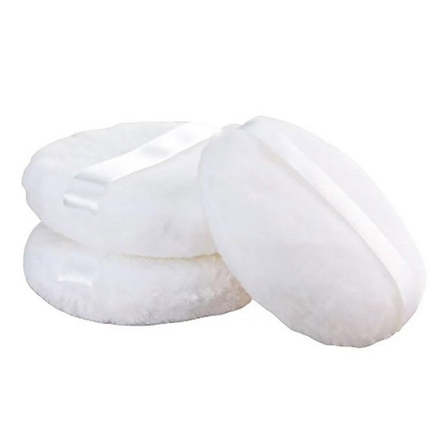 Powder Puffs for Face Powder, Body Powder Ultra Soft Large Round Velvet