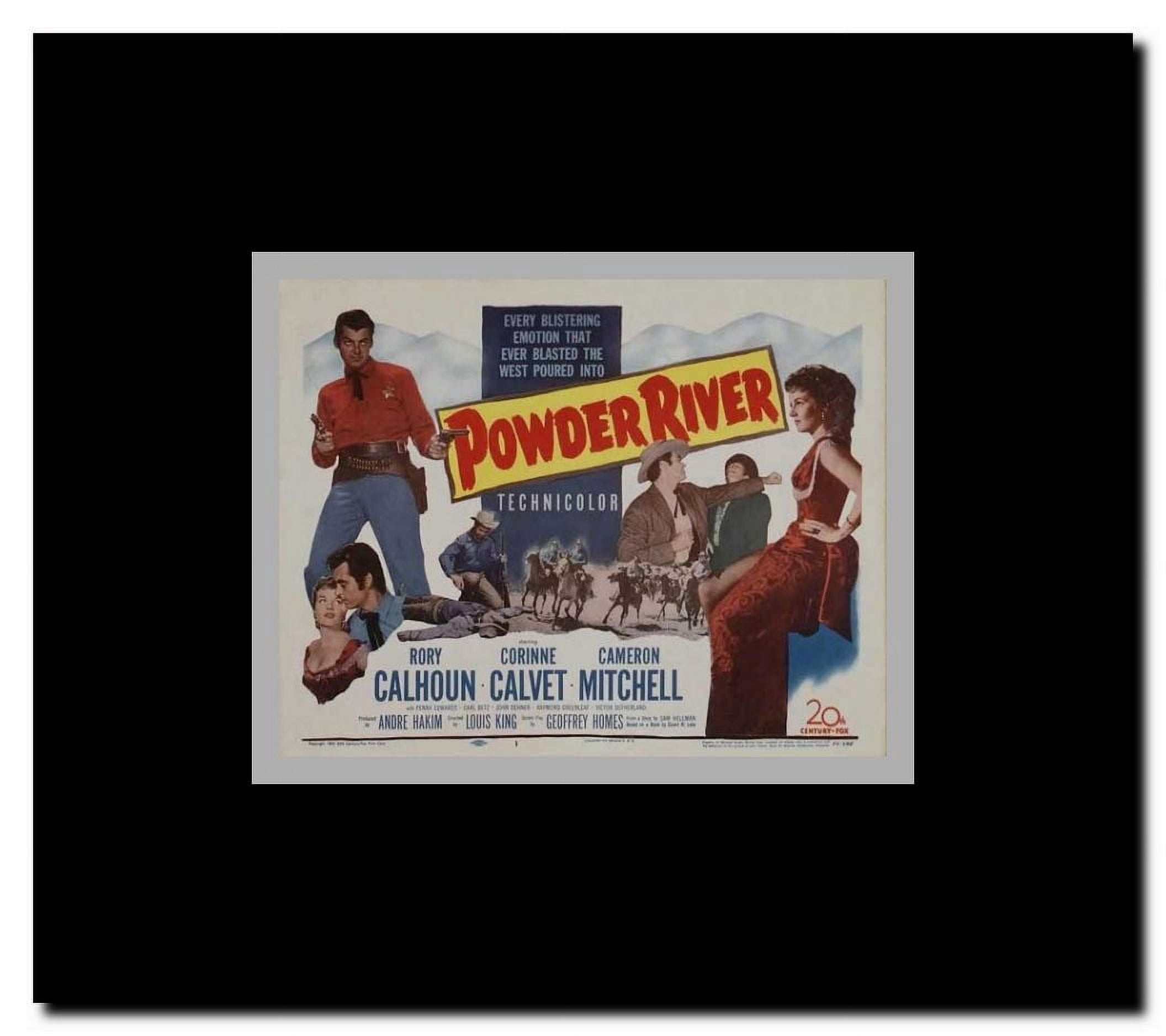 Powder River Framed Movie Poster