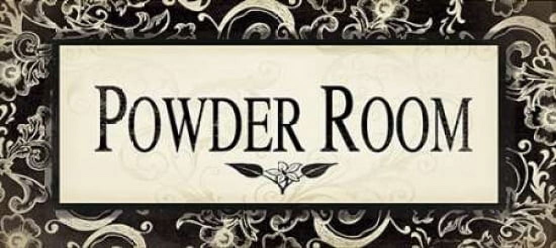Powder Room Canvas Art - Jo Moulton (24 x 48)