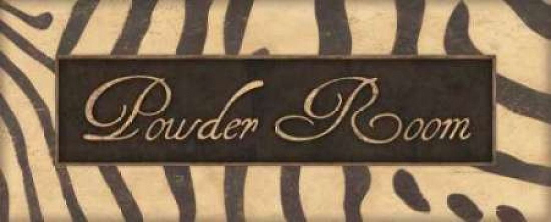 Powder Room Canvas Art - Stephanie Marrott (24 x 48)