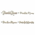 thumbnail image 1 of Powder Room Sign Unfinished Wood Cutout Home Decor DIY Option 1- 10" Wide / 1/4", 1 of 3
