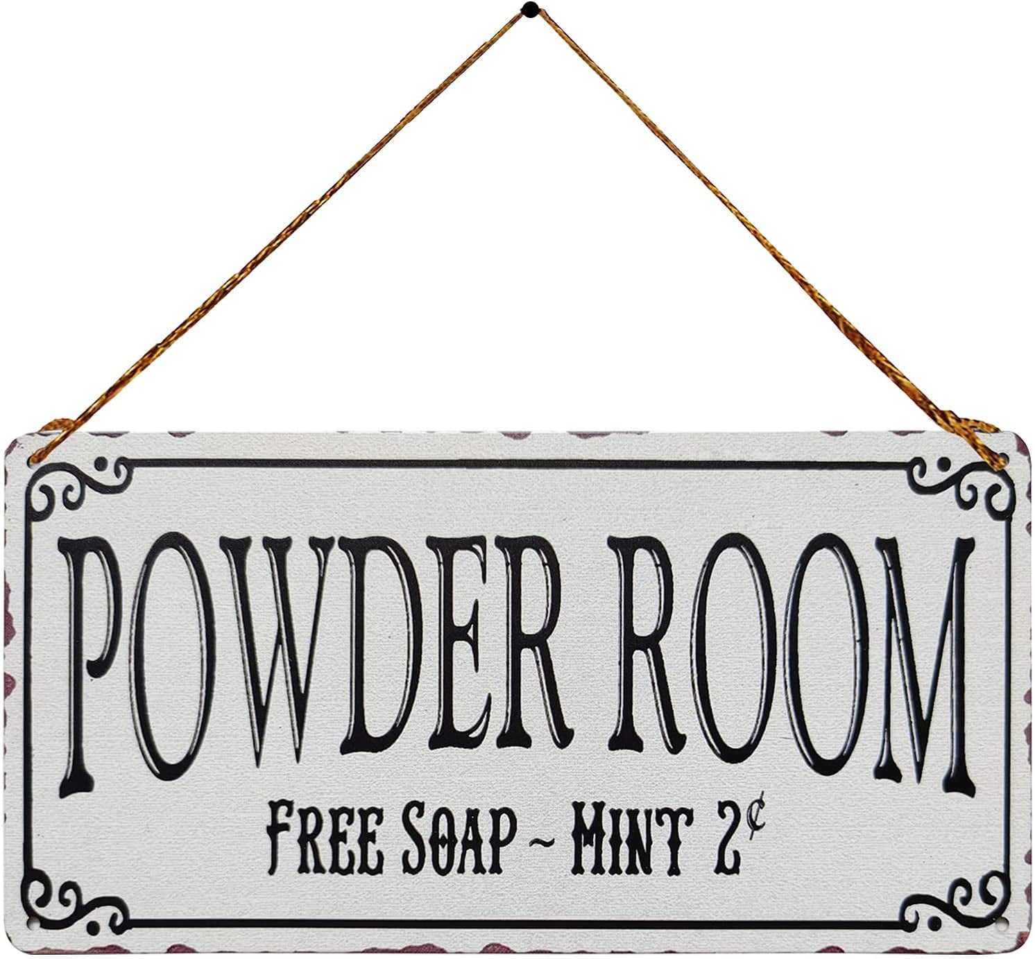 Vintage 'Ivory Soap Girl' Metal Tin Sign - Retro 12x8 Inch Wall Art For Laundry Room, Kitchen, Bar Decor