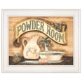 thumbnail image 1 of TrendyDecor4U Powder Room By Becca Barton Ready To Hang Framed Print BB97-226G, 1 of 3
