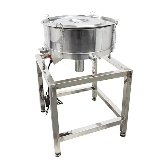 Powder Shaker Round Powder Vibrating Screen with Seal Cover