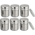 Icing Powder Shaker Powder Shaker with Lid,Stainless Steel Fine Mesh Shaker, for Sifter ...