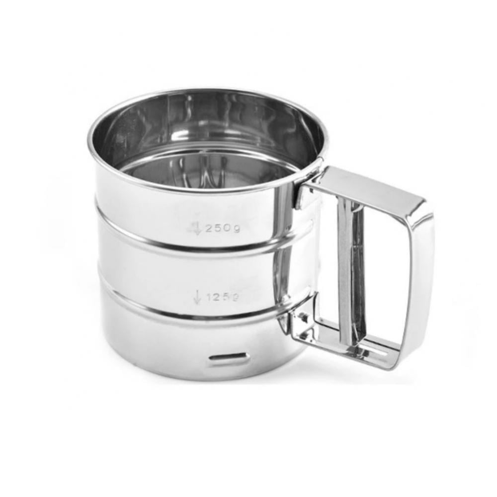 Powder Sugar Sifter for Baking Small Flour Sifter Stainless Steel