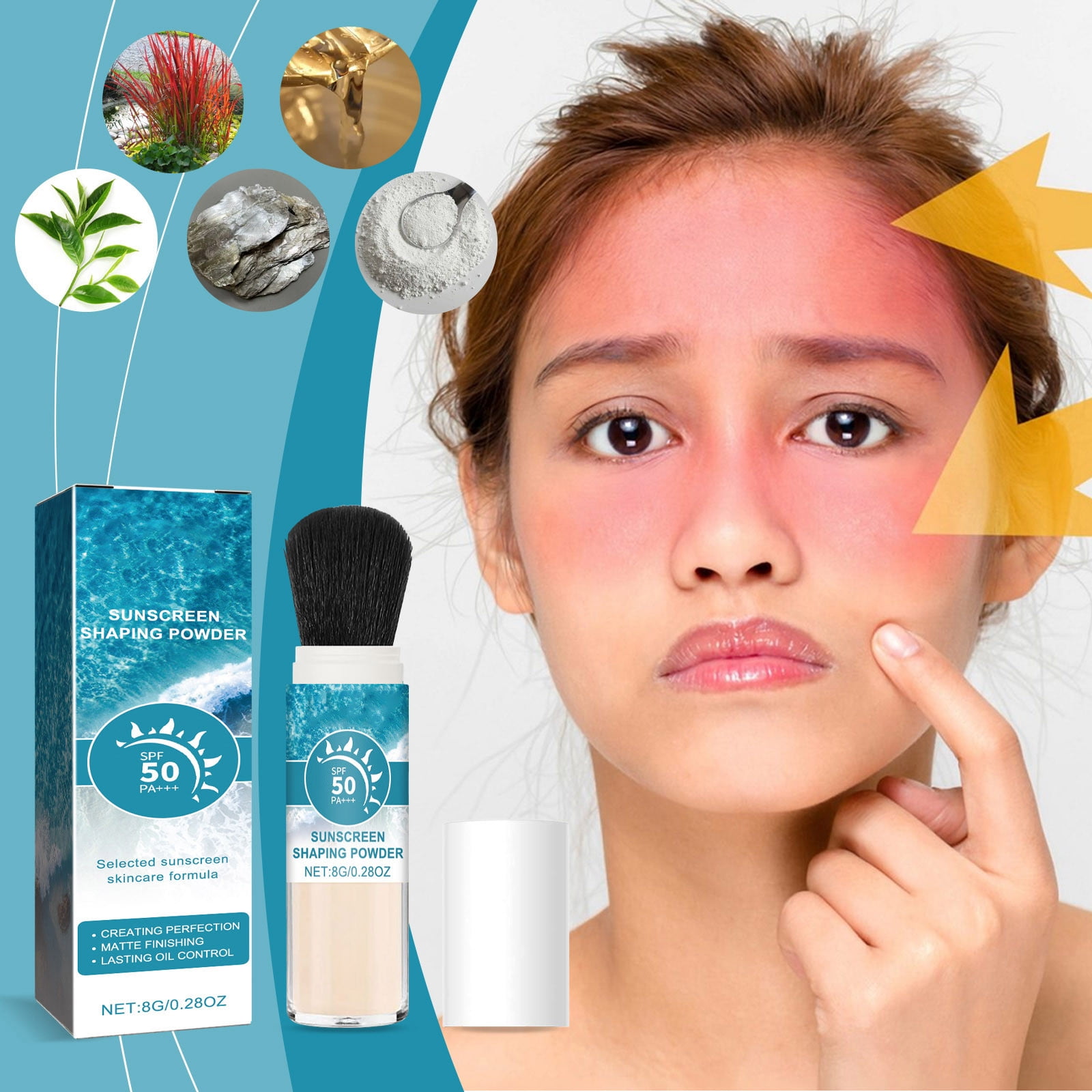 Powder Sunscreen for Face Sunscreen Powder 50 Pa++++ Long Lasting Oil