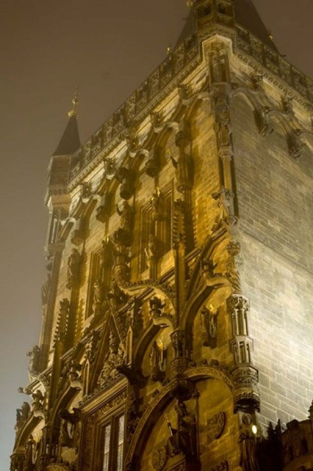 Powder Tower in Prague Czech Republic Canvas Art - Alan Klehr DanitaDelimont (24 x 36)