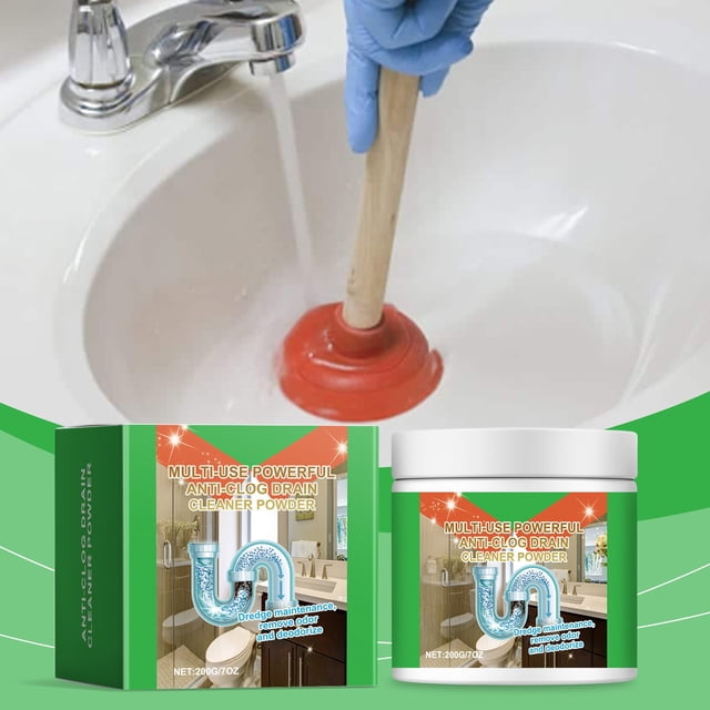 Powder Type Drain Clog Remover, Drain Cleaner Gobbler and Clog ...