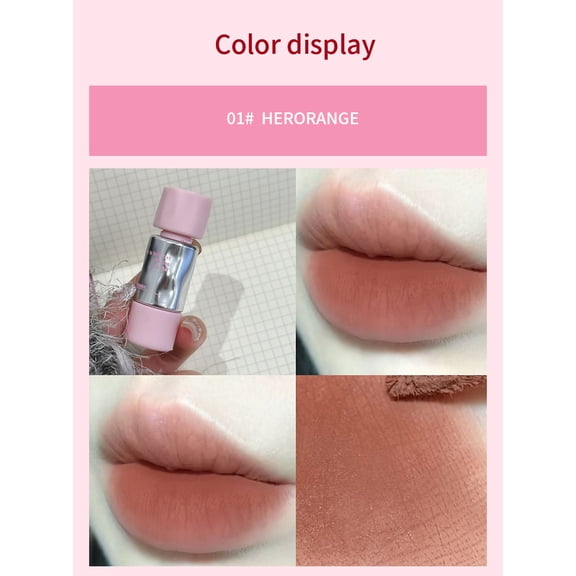 Powder Yu Soft Mist Lip Mud Lasting Makeup Color Velvet Mist Surface Is Not Easy To Fade Matte White Lip Glaze