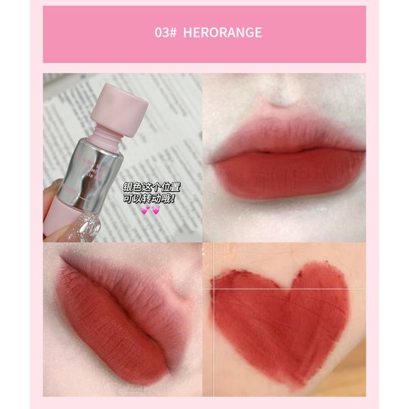 Powder Yu Soft Mist Lip Mud Lasting Makeup Color Velvet Mist Surface Is Not Easy To Fade Matte White Lip Glaze