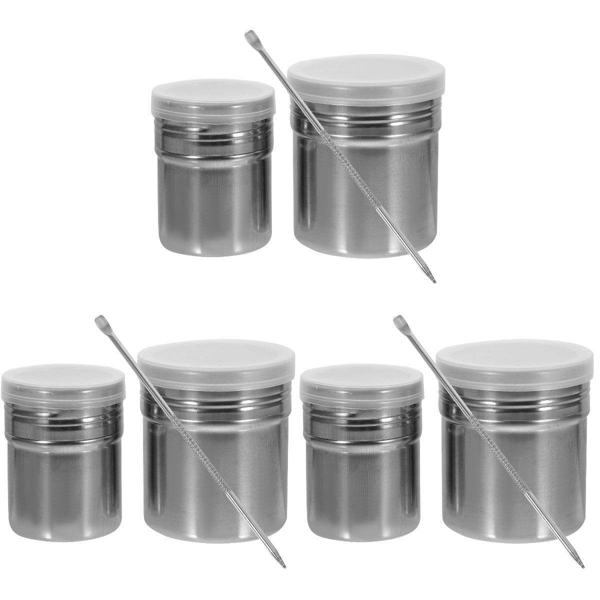 Powdered Bottle for Restaurant Coffee Sprinkler Metal Container with