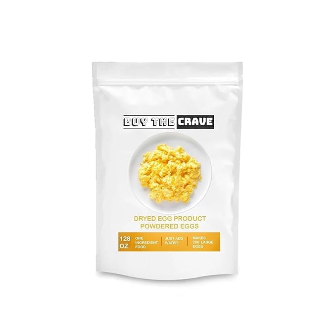 Buy The Crave Powdered Dried Eggs, Freeze-Dried, Shelf-Stable, 8 lbs