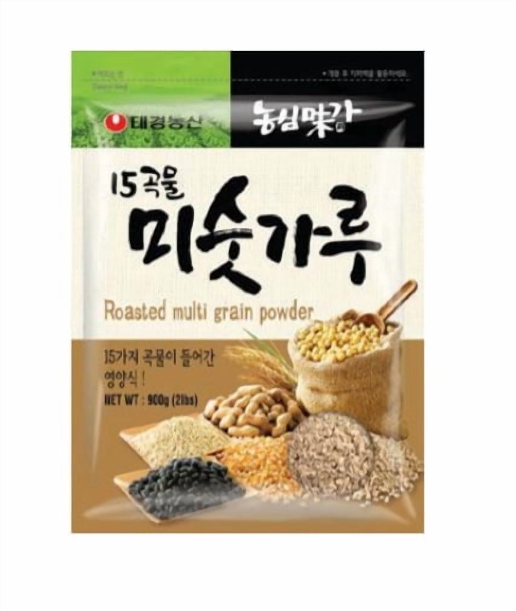 Multigrain Powder Mix Powdered Drink Mix – Korean Multi Grain Powder (Misugaru), 15 Grain ...