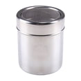 thumbnail image 1 of Powdered Sugar Shaker Duster, Flour Shaker Sifter Dispenser Icing Sugar Duster Stainless Steel Cinnamon Shaker for Coffee, Fine Mesh Dredge, Salt and Pepper Shakers for Cocoa, Cornstarch, Seasoning, 1 of 9