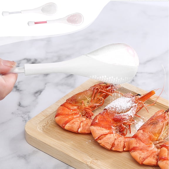 Powdered Sugar Shaker Duster Wand, One-Hand Flour and Cocoa Sifter Spoon, Food-Grade Plastic Baking Tool for Even Dusting Desserts and Dough