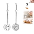 thumbnail image 1 of Powdered Sugar Shaker Flour Duster, Flour Dispenser Shaker with 18/8 Stainless Steel Spring-Operated Handle for Sugar Flour and Spices(1PC,Combination ), 1 of 8