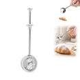 thumbnail image 1 of Powdered Sugar Shaker Flour Duster, Flour Dispenser Shaker with 18/8 Stainless Steel Spring-Operated Handle for Sugar Flour and Spices(1PC,Fully recessed ), 1 of 8