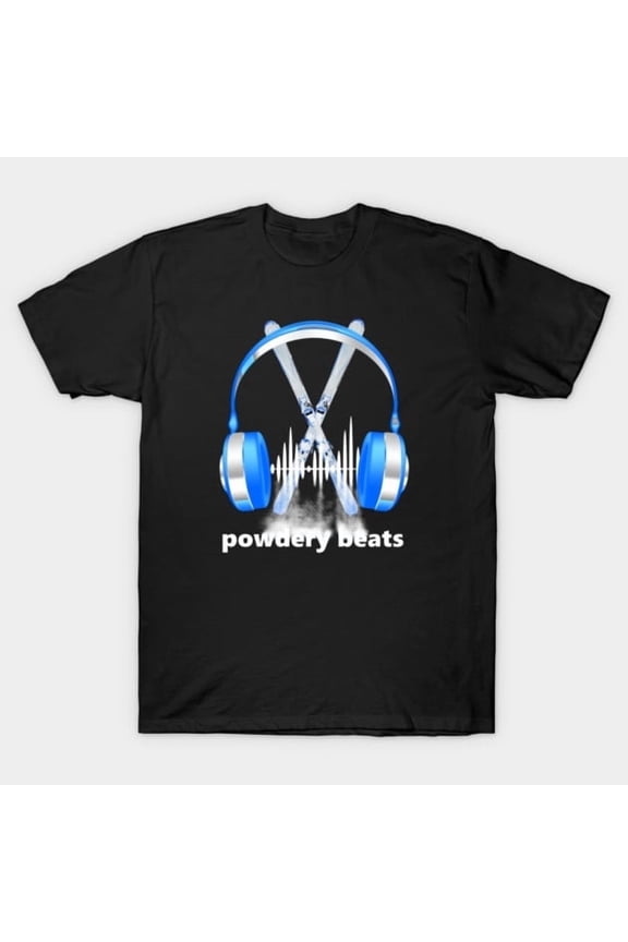 Powdery Beats Funny Music Production Graphic, H42843 Unisex T-Shirt, Up to 5XL Available