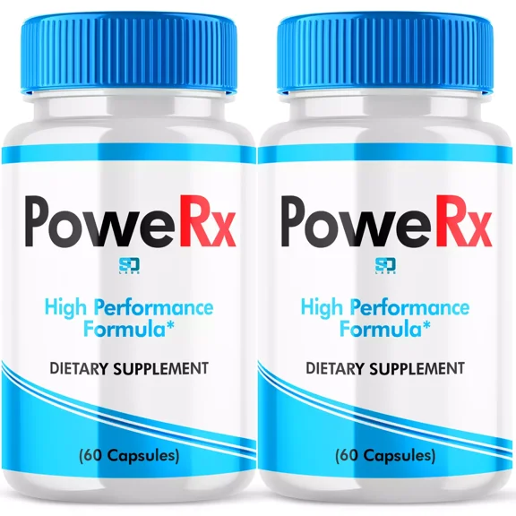 PoweRx - Men's Vitality and Energy Support Pills (2 Pack)