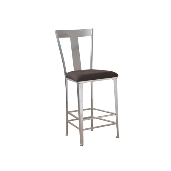 Powell 30" Bar Stool in Silver