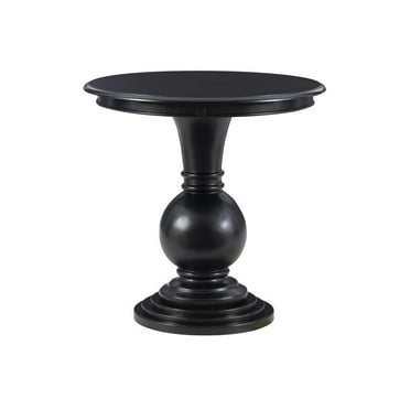 Powell Adeline Round Accent Table Black