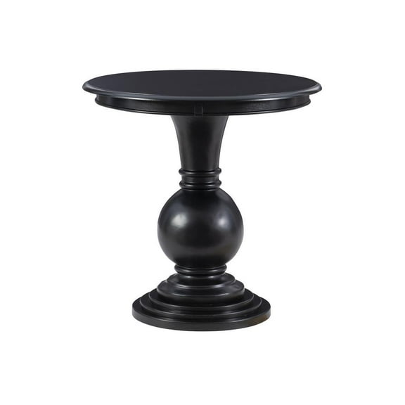 Powell Adeline Round Accent Table Black