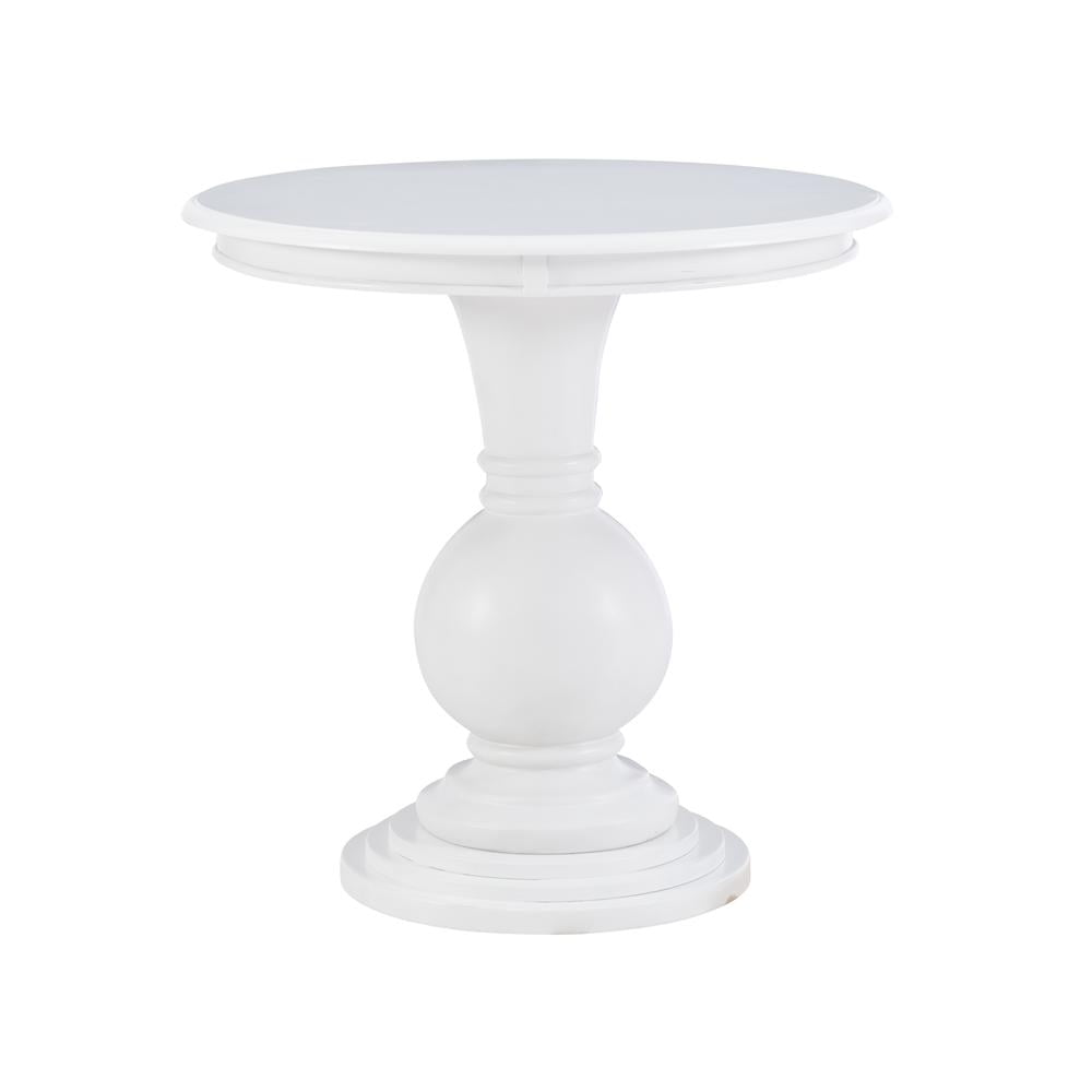 Powell Adeline Round Accent Table White - Walmart.com