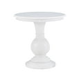thumbnail image 1 of Powell Adeline Round Accent Table White, 1 of 6