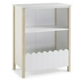 thumbnail image 1 of Powell Allyson 2-Shelf Kid's Bookcase with Lower Bin, White/Natural, 1 of 11
