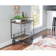 thumbnail image 1 of Powell Ames Bar Cart - Natural, 1 of 4
