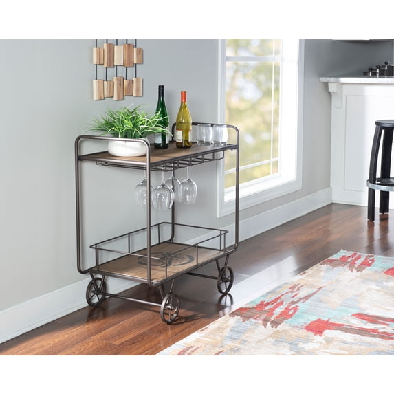 Powell Ames Bar Cart - Natural