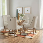 Powell Augusta 5-Piece Dining Set, Natural/Natural