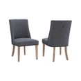 thumbnail image 1 of Powell Augusta Upholstered Dining Chair, Set of 2, Natural with Gray, 1 of 13
