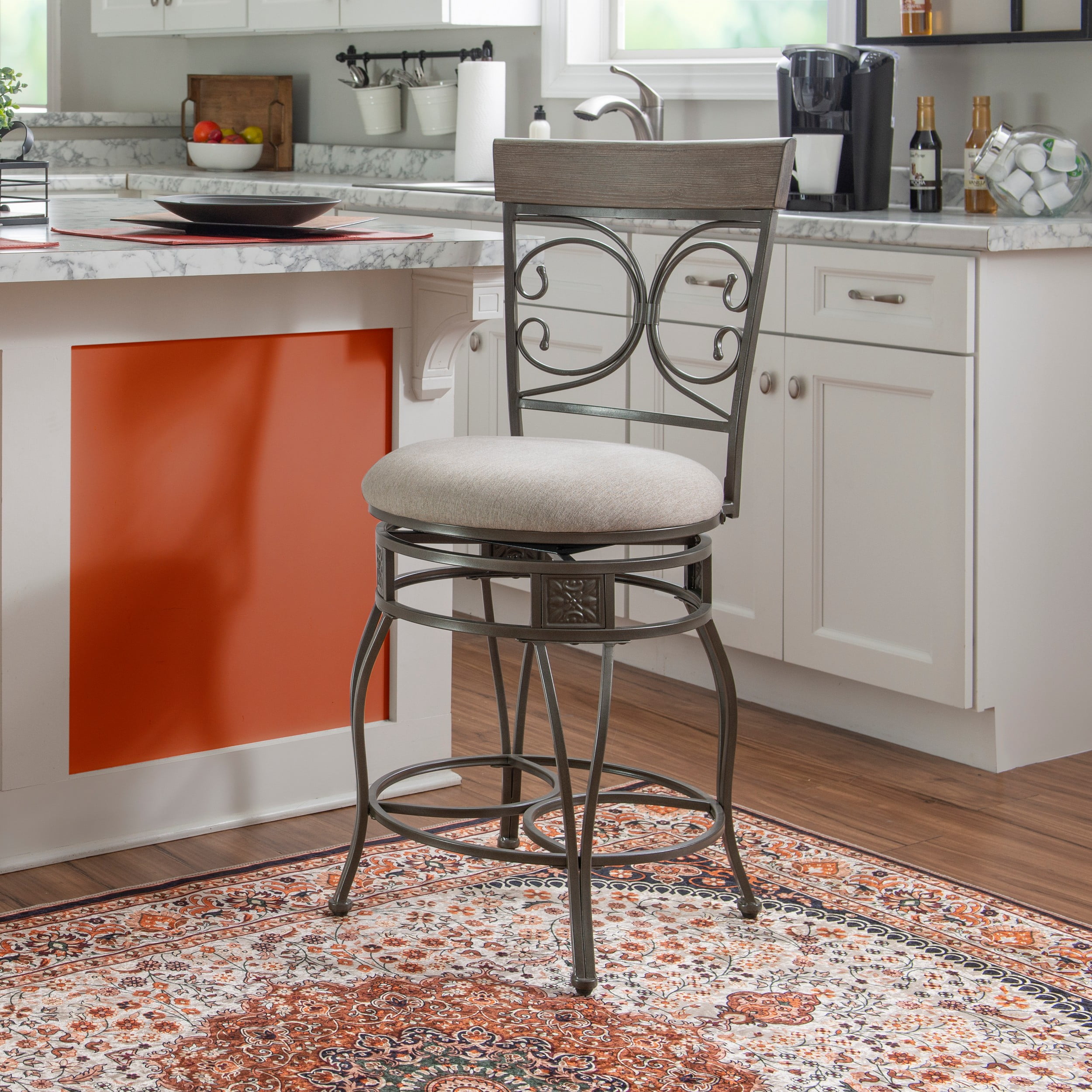 Powell counter outlet stool