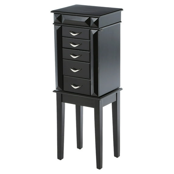 Powell Black Jewelry Armoire