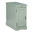 thumbnail image 1 of Powell Butler Accent Table with USB and Electrical Charging Station, Aqua, 1 of 23