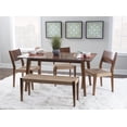 thumbnail image 1 of Powell Cadence 6-Piece Dining Set Brown With Brown Finish D1275D19PC6, 1 of 7