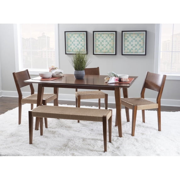 Powell Cadence 6-Piece Dining Set Brown With Brown Finish D1275D19PC6
