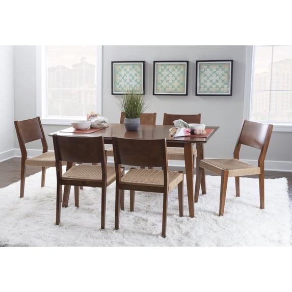 Powell Cadence 7-Piece Dining Set Brown With Brown Finish D1275D19PC7
