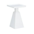 thumbnail image 1 of Powell Caryn Side Table, 22.5" Tall, White, 1 of 9