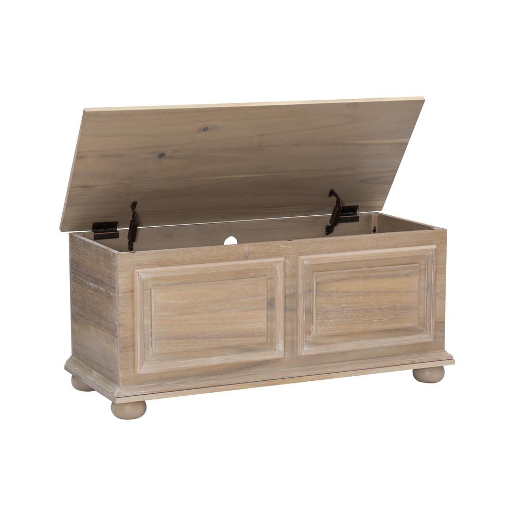 Transitional Natural Cedar Lined Storage Chest