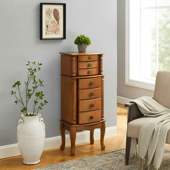 Powell Classic Cherry Jewelry Armoire