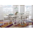 thumbnail image 1 of Powell Correll 7-Piece Dining Set, Smokey White Finish with Tan Fabric, 1 of 5
