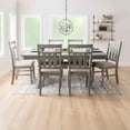 thumbnail image 1 of Powell Correll 7-Piece Dining Set, Weathered Gray Finish with Tan Fabric, 1 of 6