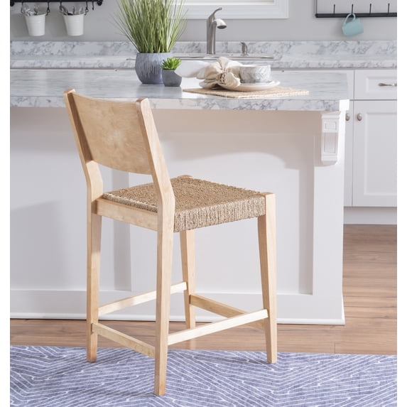 Powell Crawford Bar Stool, Natural, Set of 2