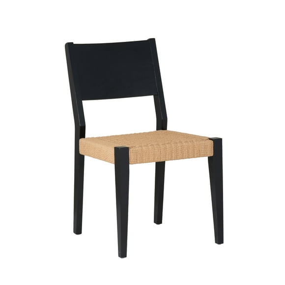 Powell Crawford Indoor Dining Chairs, Set of 2, Black