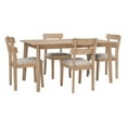 thumbnail image 1 of Powell Davini 5-Piece Dining Set, Natural, 1 of 15