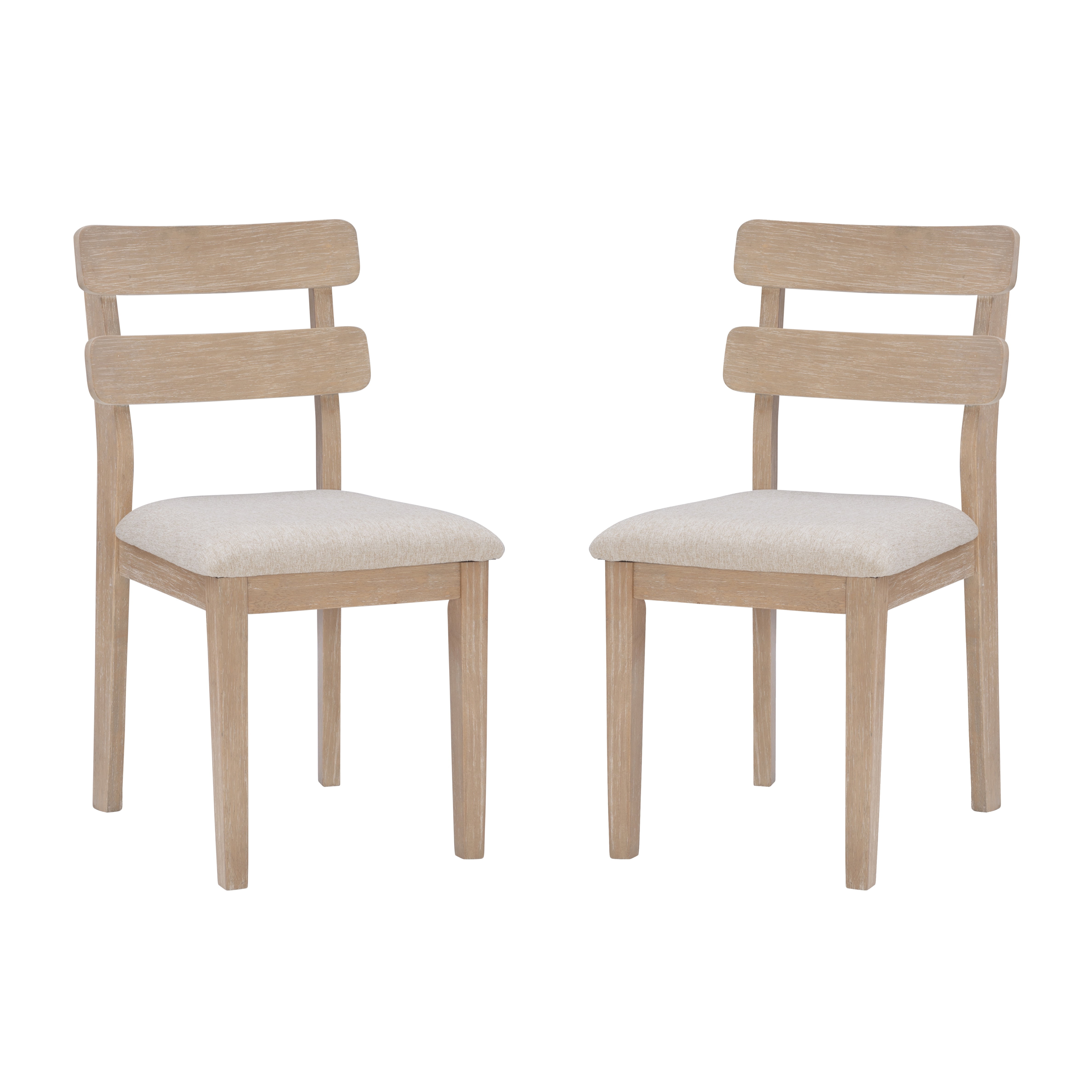 Powell Davini Upholstered Dining Chair, Natural