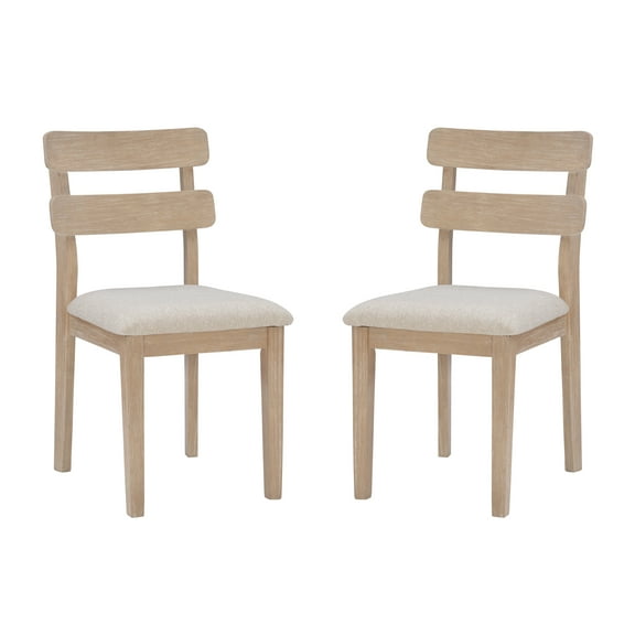 Powell Davini Upholstered Dining Chair, Natural